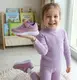 Легкие детские текстильные двухслойные розовые кроссовки на липучках для розовой девочки.