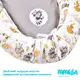 Кокон-позиционер для новорожденных ТM PAPAELLA 88х60х12 см обіймашки/горошок сірий
