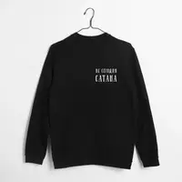 Свитшот "Не сегодня, Сатана" унисекс, Черный, XXL, русский