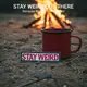 Набор из 2 нашивок "Stay Weird" (Оставайся странным), вышитые, на липучке, забавные нашивки для тактического жилета, шевроны