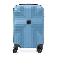 Чемодан маленький 4 колеса Ricco Grande T1Bowtie21blue-M