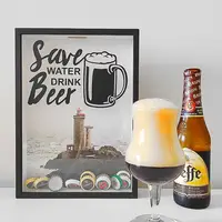 Копилка для крышек от пива Save water, drink beer 30,5х21,5х4 см (PIV_20M002)