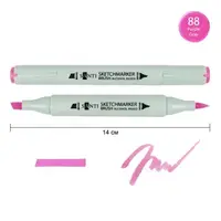 Маркер спиртовий Santi Brush SA-88 390901 рожевий ягідний мус