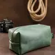 Кожаная косметичка унисекс GRANDE PELLE 11573 Зеленый