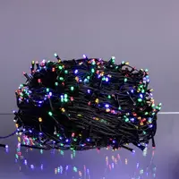 Гірлянда Різдвяна фея вулична 100 (м) 1000 LED чорний провід Мультиколір CF1000L100MBML