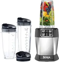 Умный блендер Nutri Ninja Auto iQ для приготовления смузи, соков и коктейлей, 1000 Вт
