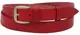 Женский ремень кожаный Skipper, Украина, красный 2,5 см 1353-25