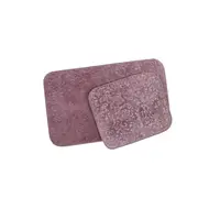 Набор ковриков Karaca Home - Delora murdum фиолетовый 60*100+50*60