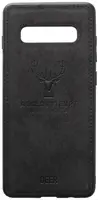 Чехол-накладка TOTO Deer Shell With Leather Effect Case Samsung Galaxy S10+ Black