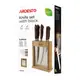 Набор ножей с блоком Ardesto Midori AR2105GR 6 предметов