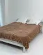 Плед Dushka Home Королевская Шиншилла Ромб 21225 200х230 см коричневый