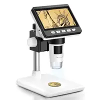 Электронный USB Микроскоп с LCD экраном 50-1000х кратный зум. Цифровой USB Микроскоп