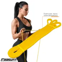 Гумова петля EasyFit 1-6 кг жовта