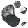 Коляска универсальная 2в1 El Camino Persona ME 1091-G black pink palm