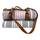 Плед хлопковый в клетку тревел Love You 4650-R 140х200 см розовый