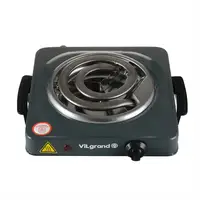 Плита настільна Vilgrand VHP-141-D-Grey 1000 Вт сіра