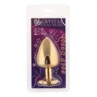 Анальная пробка,Gold Heart Sapphire L