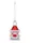 Елочная игрушка Alessi Le Palle Quadrate Santa Cube 5,5х5,5х9,5 см