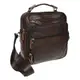 Мужская кожаная сумка на плечо Borsa Leather K15112-brown