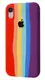 Силиконовый чехол для iPhone XR - Rainbow (Радуга), Разноцветный