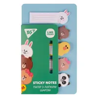 Папір для нотаток з липким шаром YES Line Friends 170327 100 аркушів