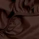 Простыня сатин на резинке для коляски и люльки 40x80 BROWN