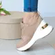 Сникеры женские Fashion Naples 3198 40 размер 25,5 см Бежевый