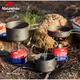 Кастрюля титановая со складной ручкой 1300 мл Naturehike NH18T202-B