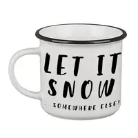 Кружка керамическая Camper Let it snow 250 мл KRC_22NG022