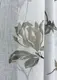 Тюль (3х2.5м.) батист, коллекция "Flora". Цвет белый с хаки. Код 1906т 42-1125