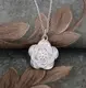 Цепочка с кулоном покрытие серебро код 1374