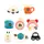 Набор погремушек Baby Microphone, 8 погремушек, грызунки. Multicolor (105133)