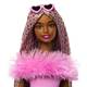 Кукла игровая Barbiecore модница в костюме с перьями HYV28 28 см