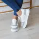 Кеды женские Fashion Nocturne 3190 41 размер 25,5 см Белый