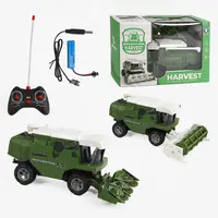Іграшковий комбайн на радіокеруванні, підсвічування, акум. 3.7V. Green (143700)