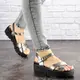 Женские сандалии на танкетке Fashion Iris 1649 38 размер 24 см Серый