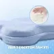 Подушка ортопедическая детская BabyComfort PAPAELLA 27×22×3 см с эффектом памяти, в форме мишки голубая