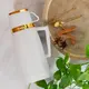 Термос Magio MG-1050W со стеклянной колбой, хороший небольшой термос для питьевой воды. Цвет: белый