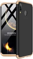 Чехол-накладка GKK 3 in 1 Hard PC Case Samsung Galaxy M20 Gold/Black