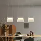 Люстра светодиодная подвесная LED светильник для квартиры на потолок лэд 26413 Белый 30-150х21х10 см.