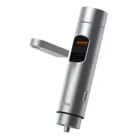 Адаптер автомобильный BASEUS Energy Column Car Wireless MP3 charger |2USB, 3.1A, 18W QC| (дефект упаковки)