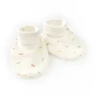 Пинетки для младенцев на манжете Confetti интерлок жатка