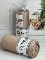 Duz kapichino 180х200см., сатиновая простыня на резинке. RomeoТурция.