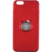 Чохол-накладка SHENGO Soft-touch holder TPU Case iPhone 6 Plus/6S Plus Red