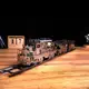 Коллекционная модель-конструктор Metal Time Heavy Loco механический грузовой карго поезд MT023
