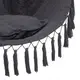 Подвесное кресло гамак бразильский BOHO 100см + 2 шт подушки Dark Grey