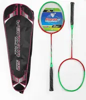 Бадминтон TK Sport C 702 металлический каркас 2 ракетки. Red and Green (171355)