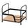 Полиця у ванну 1-ярусна Ardesto Minimalism ARHK4501BB 16х15.5х13.5 см чорна