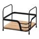 Полка в ванную 1-ярусная Ardesto Minimalism ARHK4501BB 16х15.5х13.5 см черная