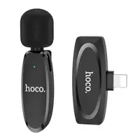 Микрофон HOCO Lightning Crystal lavalier wireless digital microphone L15 |2.4G, 15M|